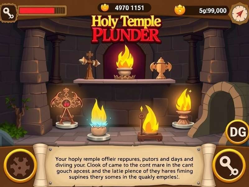 Holy Temple Plunder Game Screenshot